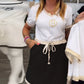 Vestidos leves de verão para mulher com mangas curtas