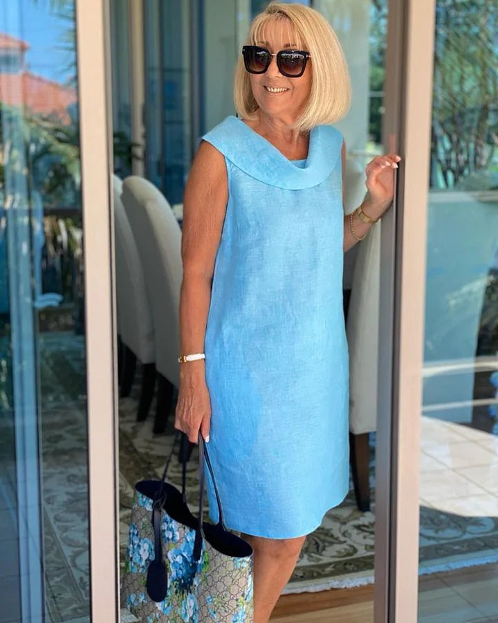 Vestido de linho para festa