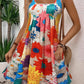 Vestido casual respirável com alças finas