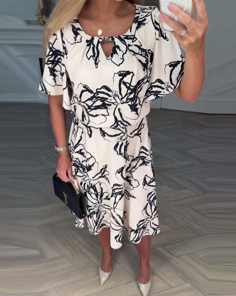 Vestido casual estampado
