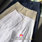 Calças largas de linho para mulher da moda para o verão