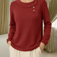 Top confortável para mulher feito de algodão elástico