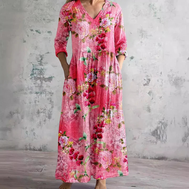 Vestido floral de verão 2026