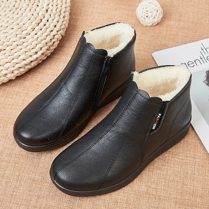 🔥[35-41]🥾 Botas de pele elegantes e quentes para o inverno, com sola macia