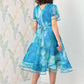 【S-5XL】Novo vestido elegante de chiffon ondulado 2025💙