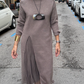 vestido de tule de malha