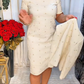 Vestido floral elegante de duas peças