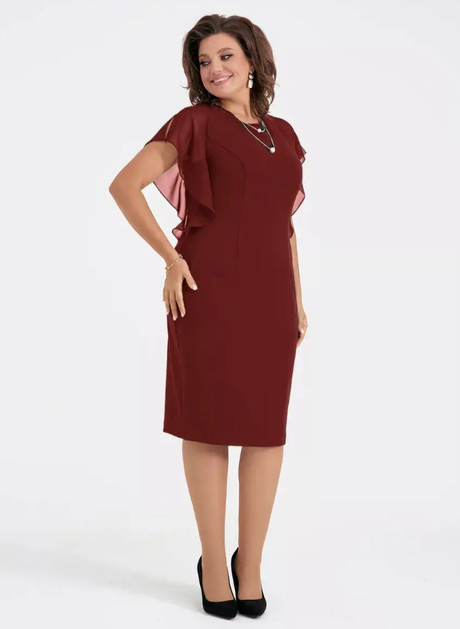 😘💃💕[S-5XL] Vestido elegante de chiffon para mulher de alta qualidade🌷💃
