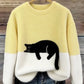 🔥 Sweatshirt de mulher com estampa de gato
