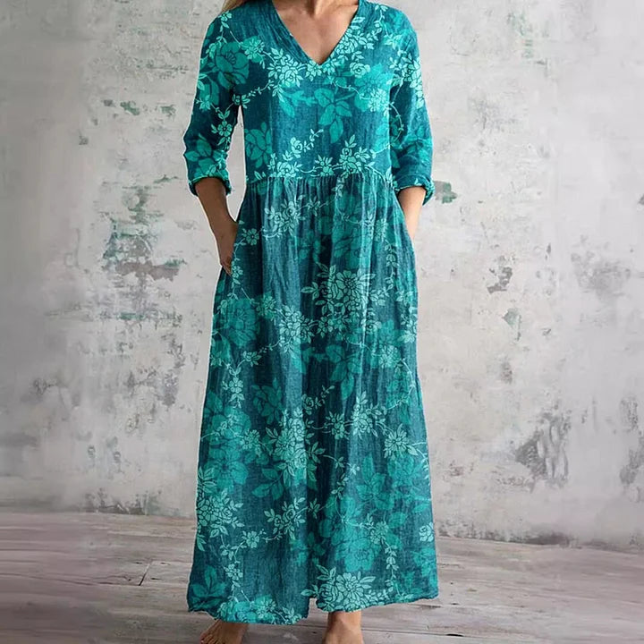 Vestido floral de verão 2026