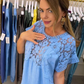 Novo vestido elegante de renda para senhoras