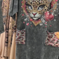 Vestido de menina retro solto e confortável com estampa de verão