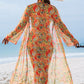 Fato de banho estampado de 3 peças - Moda praia elegante e sexy