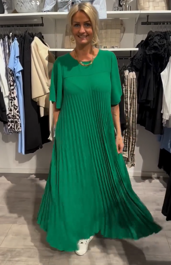 Vestido solto casual simples para senhoras da moda de verão
