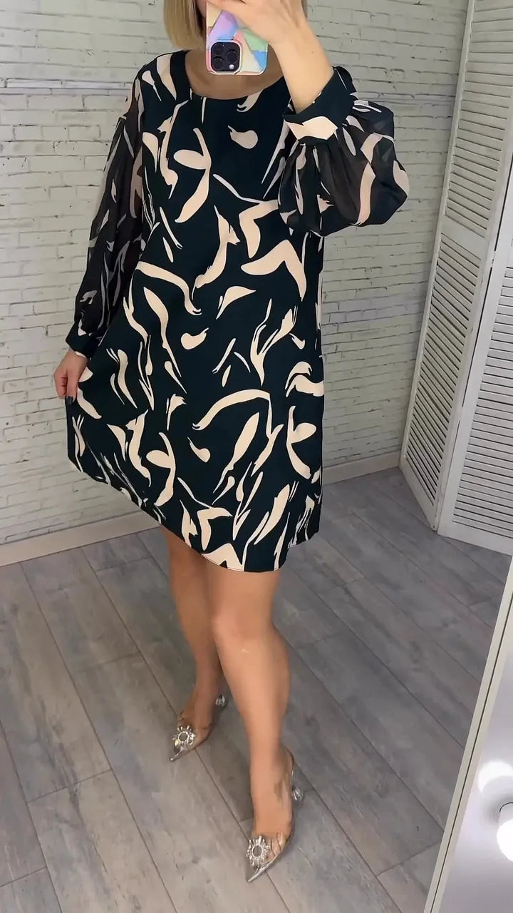 Novo vestido às riscas