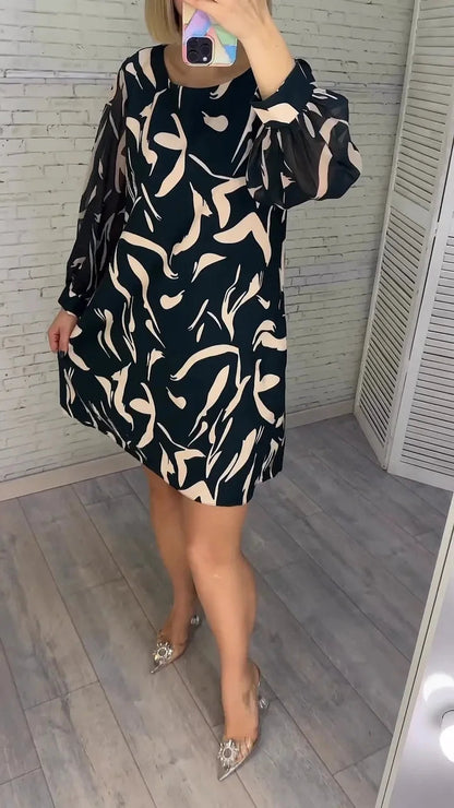 Novo vestido às riscas