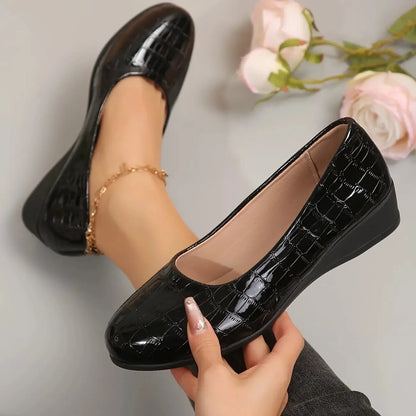 🔥Sapatos ortopédicos em pele para mulher leves, antiderrapantes e respiráveis