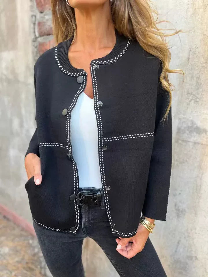 Cardigan de Menina com Botões 🌸Especial Outono💐