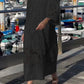 Vestido elegante de renda para mulher com decote em V