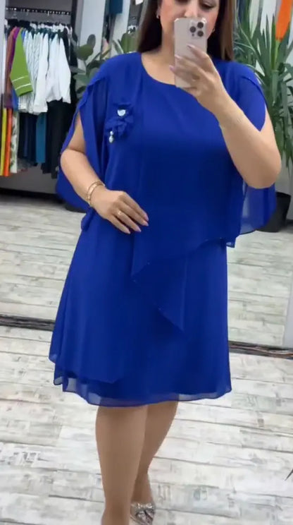 Novo vestido moderno, design clássico, elegante e simples