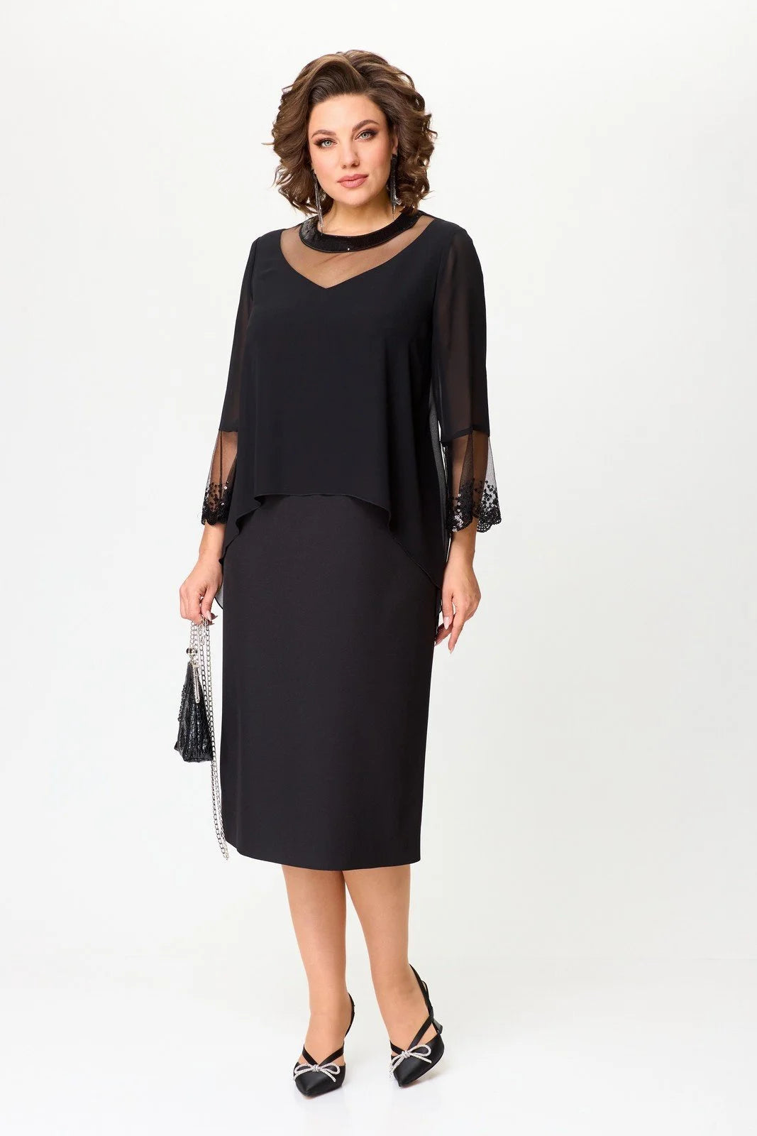 💖💖【S-5XL】🍁🍂Vestido elegante de outono-inverno num novo estilo