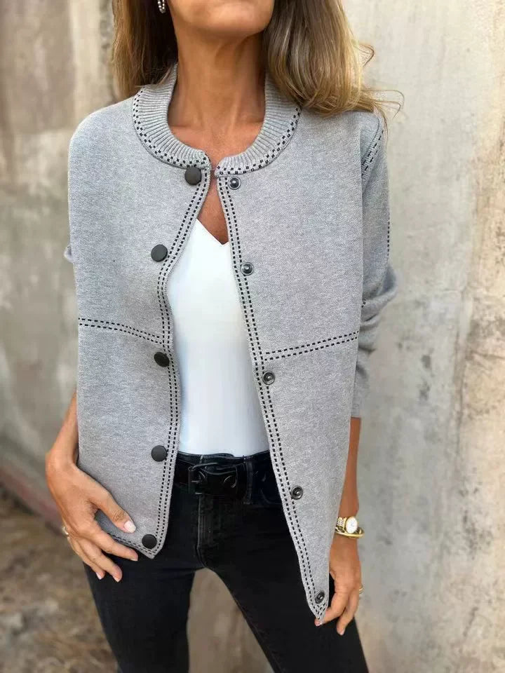 Cardigan de Menina com Botões 🌸Especial Outono💐