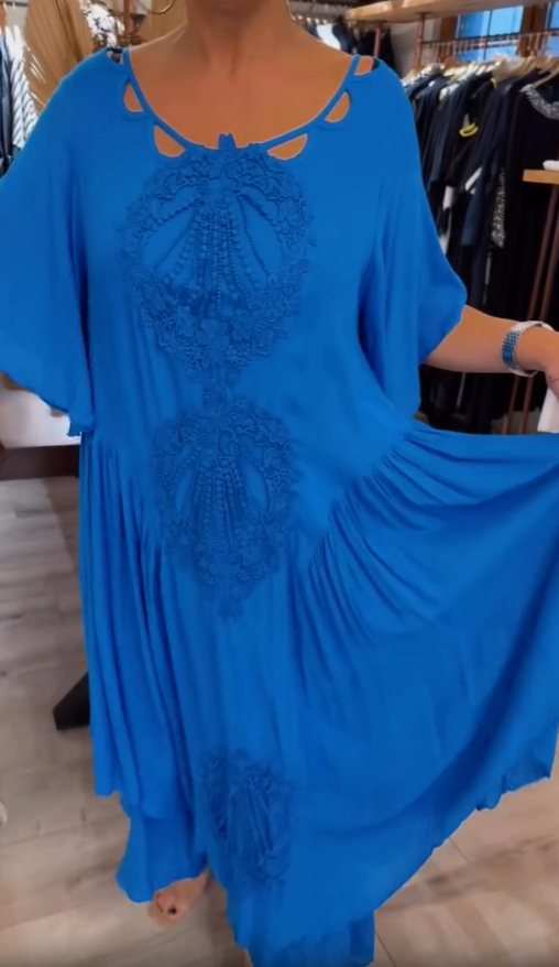 Vestido de verão feminino solto e confortável