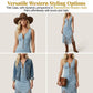 ✨ Vestido vintage justo e sem mangas em estilo Western — Bainha com franjas, fecho frontal, estilo cowgirl.