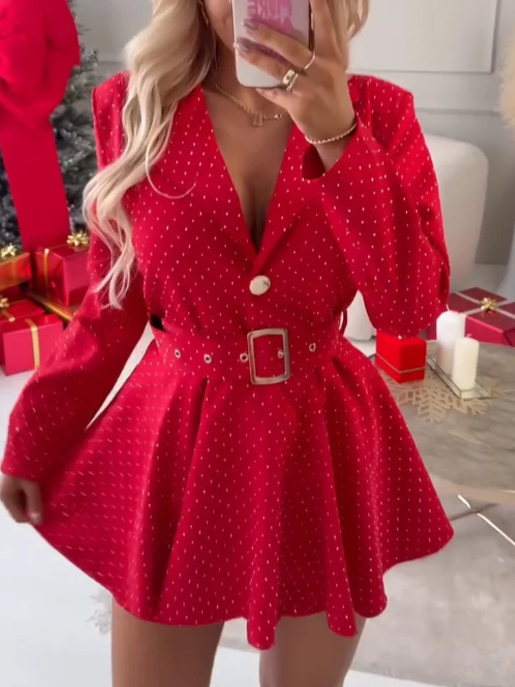 Vestido de menina com gola e cinto