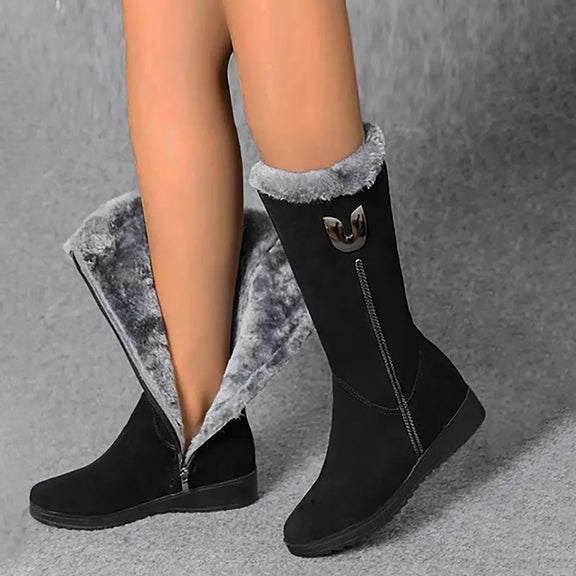 Botas quentes para mulher