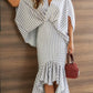 Conjunto de linho minimalista casual e aconchegante de duas peças