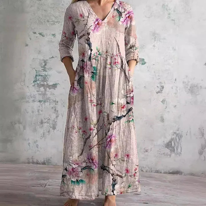 Vestido floral de verão 2026