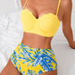 💛Saldos de verão - 50% de desconto💛Fato de banho envolvente de sonho com cinto