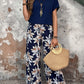 🌹Conjunto casual de senhora de duas peças com estampado