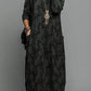 Elegant long-sleeved winter dress for women