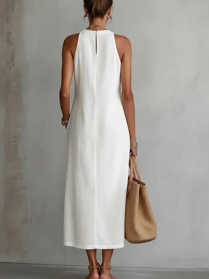 Brena - Vestido Midi de Linho Breezy