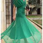 Vestido elegante de chiffon para mulher