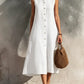 Vestido feminino simples sem mangas
