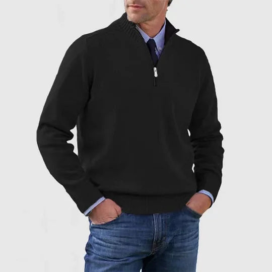 [M-5XL] Camisola quente elegante com fecho para outono e inverno