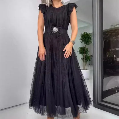 【S-5XL】🥰✨ Vestido de chiffon slim fit 2025