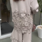 Conjunto de malha com renda