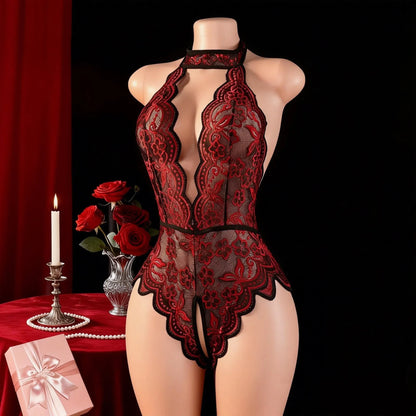 Body de renda sexy