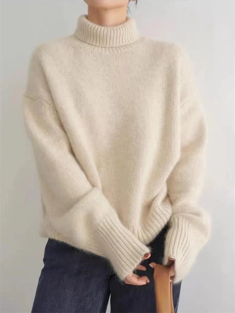 Camisola folgada com toque macio