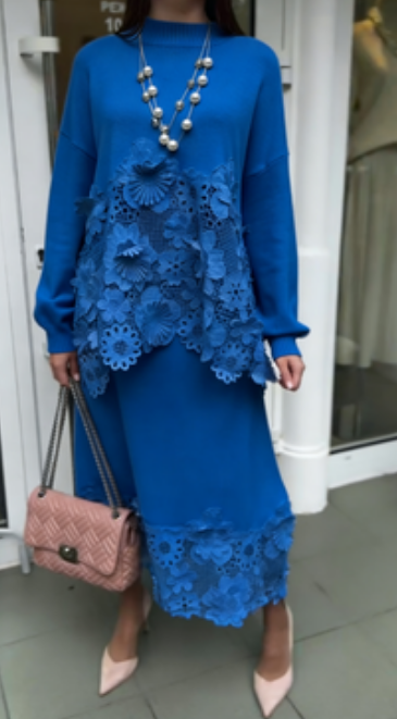 Conjunto de malha com renda