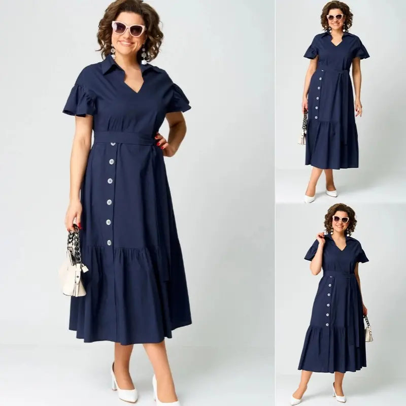 Nový styl 2025 💖 [S~5XL] elegantní a módní šaty