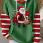 Sweatshirt feminina com estampa de Pai Natal