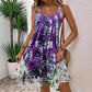 Vestido casual respirável com alças finas