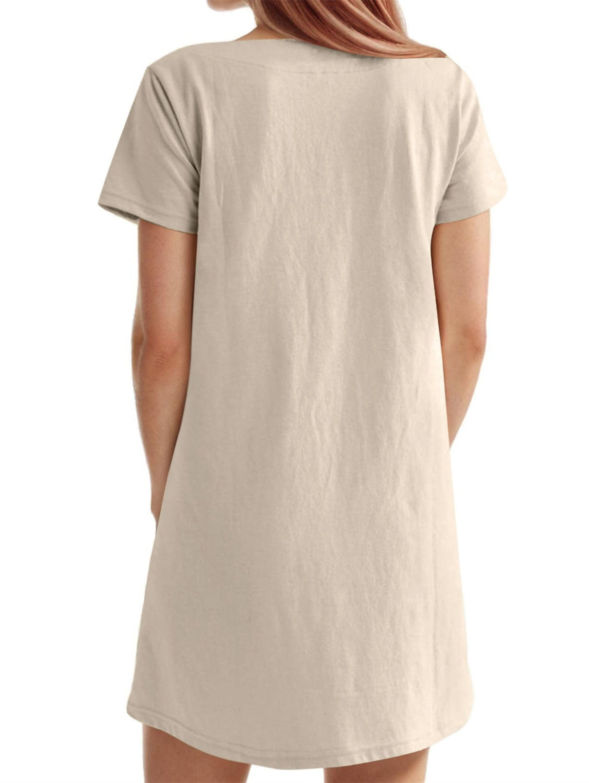 🔥🔥🔥🔥Vestido de senhora de cor sólida com decote quadrado e bolso