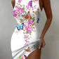 Vestido colete estampado 2025