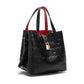 Bolsa de senhora CH, bolsa de balde, grande capacidade, temperamento luxuoso